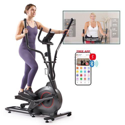 1 sunny health fitness ellipticals pro smart magnetic elliptical trainer 16inches stride sf e323038 01