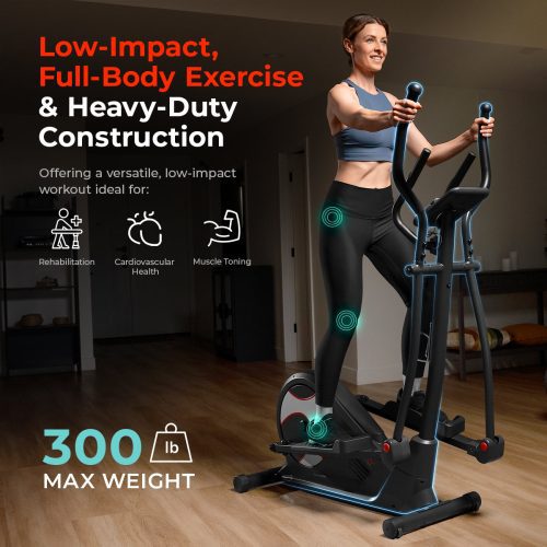 Sunny health fitness Elliptical Pro Smart Elliptical Trainer With 15 Levels of Magnetic Resistance SF E323050 03