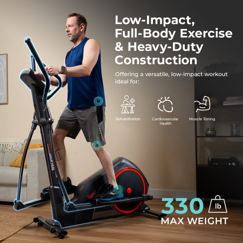 Sunny health fitness Elliptical Smart Heavy Duty Elliptical Training Machine SF E323055 03