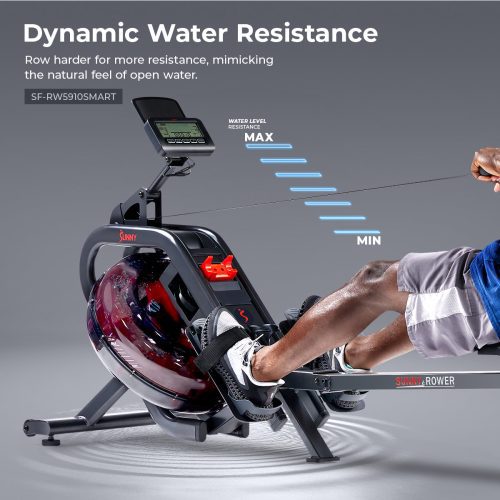 Sunny health fitness Rowers Phantom Hydro SMART Water Rowing Machine SF RW5910SMART 02