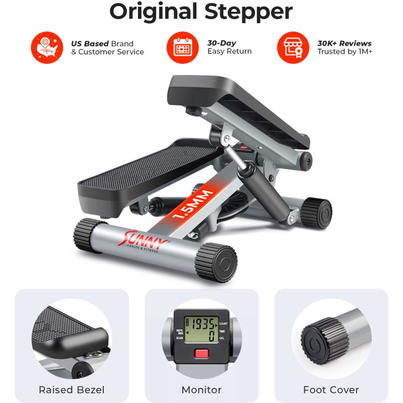 Sunny health fitness Stepper Mine Stepper With Exercise Bands NO. 012 S 06