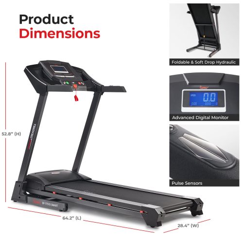 Sunny health fitness treadmills auto incline treadmill SF T7515SMART 07 786341f9 6439 4057 87de d437e13e0011