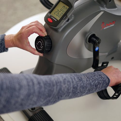 sunny health fitness bike magnetic mini exercise bike SF B0418 05