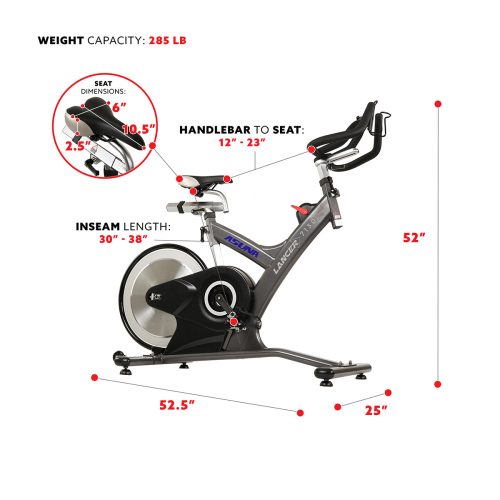 sunny health fitness bikes lancer cycle exercise bike 7130 05