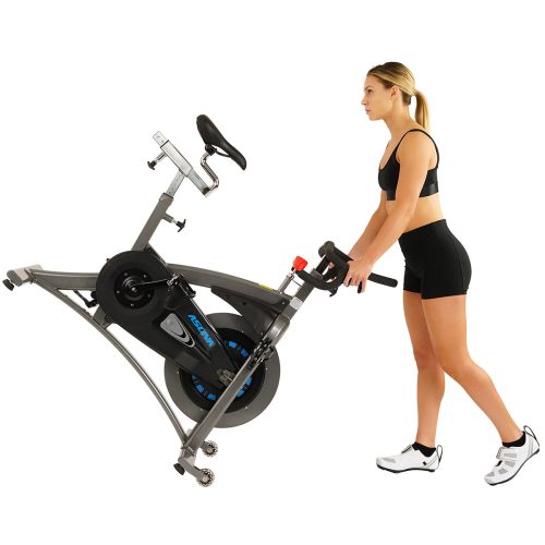 sunny health fitness bikes magnetic belt drive commercial indoor cycling trainer 5100 07