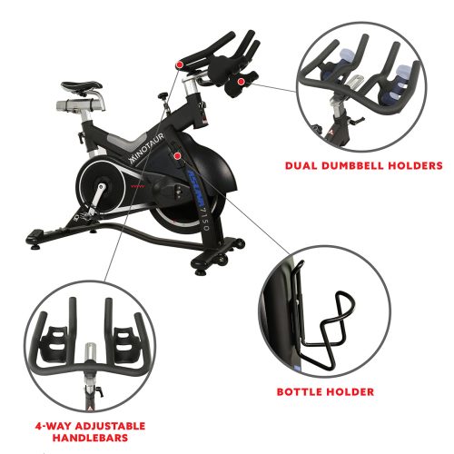 sunny health fitness bikes minotaur cycle exercise bike 7150 04