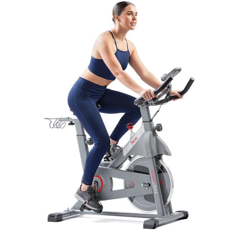 sunny health fitness bikes smart magnetic resistance exercise bike with dumbbell holder sf b123033 1 0a938622 8c96 4627 bcfa 89c59d32761d