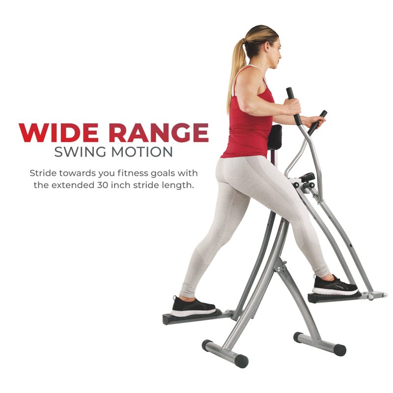 sunny health fitness ellipticals air walk trainer SF E902 03