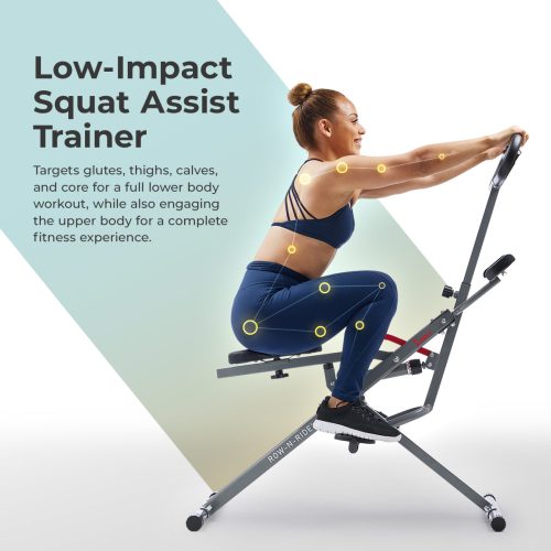 sunny health fitness row n ride pro smart squat assist trainer sf a023053 02