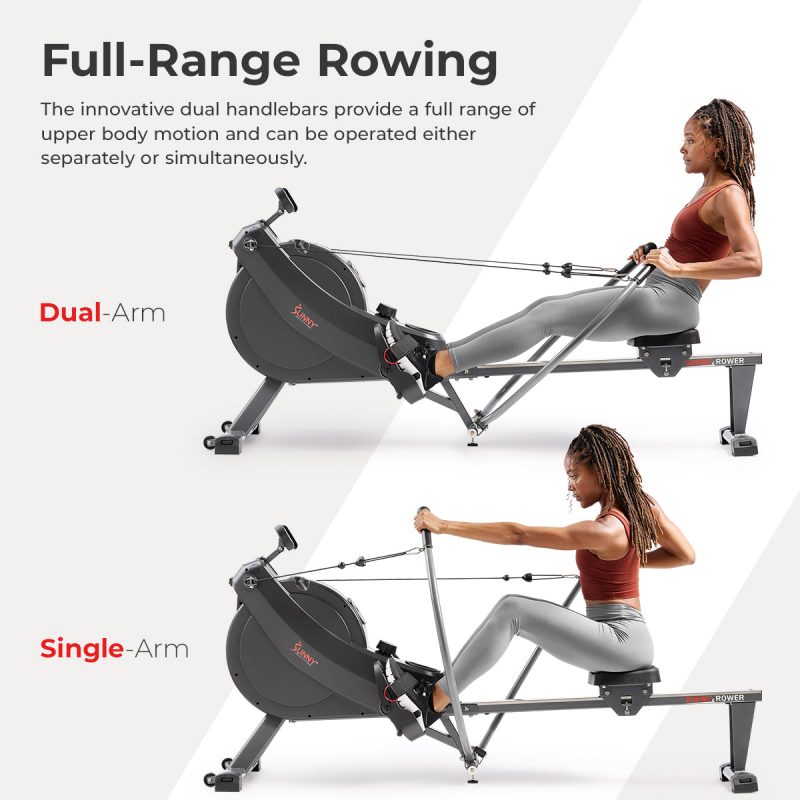 sunny health fitness rowers motionmax magnetic rowing machine sf rw522067 2