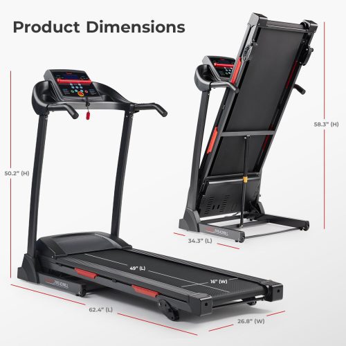 sunny health fitness treadmills manual incline smart treadmill sf t4400smart 6