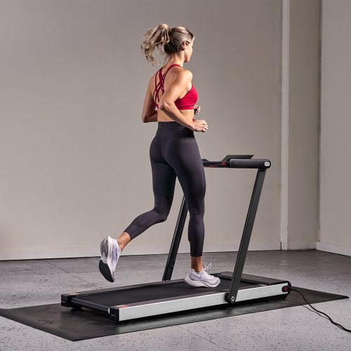 sunny health fitness treadmills space saving treadmill 8730 010