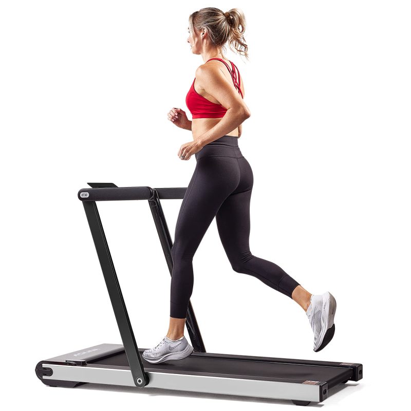 sunny health fitness treadmills space saving treadmill 8730 02