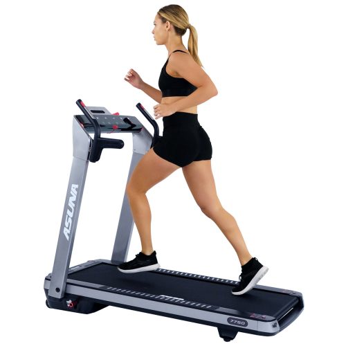 sunny health fitness treadmills spaceflex running treadmill auto incline foldable wide deck 7750 02