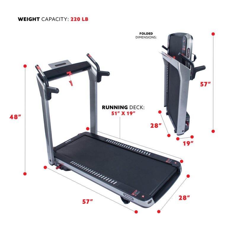 sunny health fitness treadmills spaceflex running treadmill auto incline foldable wide deck 7750 06